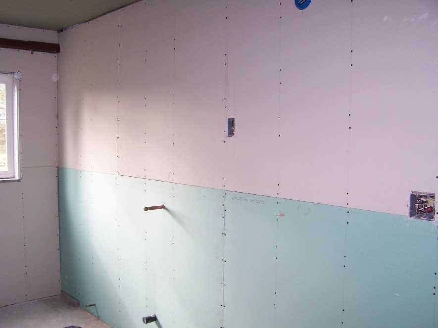 3 bathroom wallboard